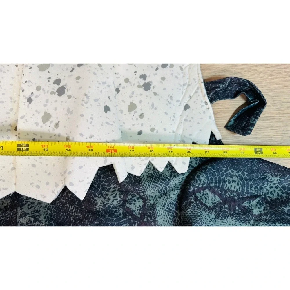 Dog Halloween Costume Dinosaur Triceratops Hatching Egg Horn Headpiece Size L
